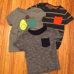 Set of 3 boys toddler T-shirt’s